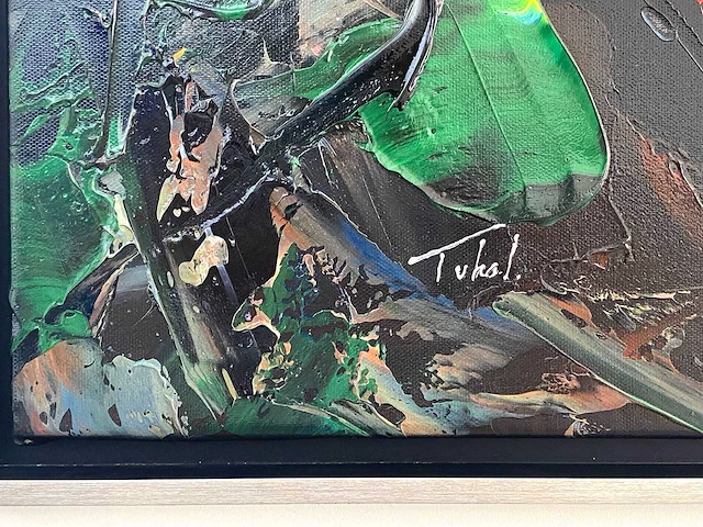 Loîc tuhal - visage - olie op doek - afbeelding 5 van  11
