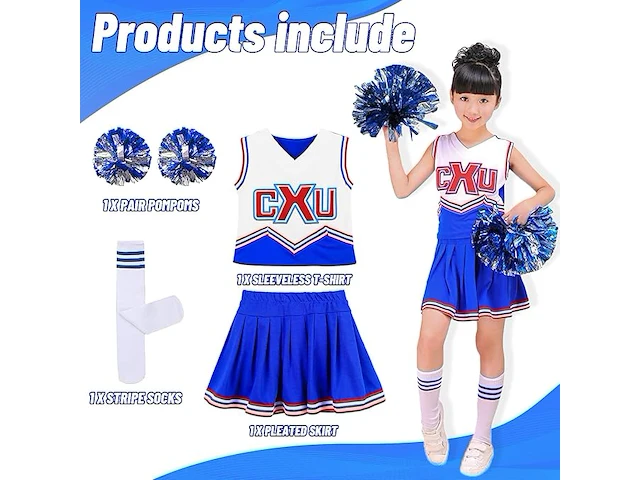 Lolanta cheerleader-kostuum - afbeelding 4 van  4