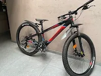 Lombardo mozia mtb heer 21 speed blackred-sky blue blackred-sky blue - afbeelding 2 van  5