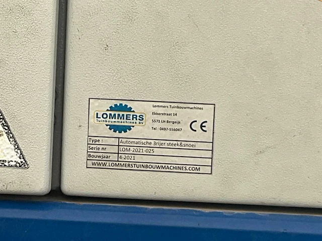 Lommers automatische 3-rijer steek en snoei - afbeelding 16 van  32