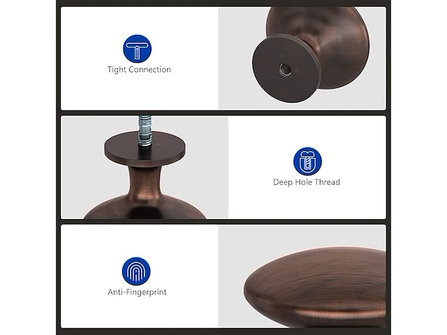 Lontan 20 stuks keukenknoppen - afbeelding 3 van  4