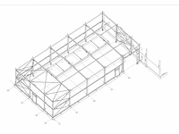 Loods - nieuwe staalconstructie - 2025 - afbeelding 1 van  12