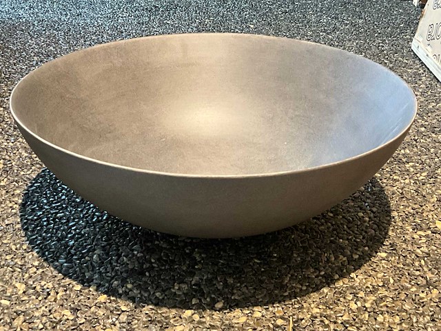 Looox ceramic raw wwk40dg opbouw wastafel (2x) - afbeelding 2 van  4