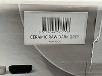 Looox ceramic raw wwk40dg opbouw wastafel (2x) - afbeelding 4 van  4
