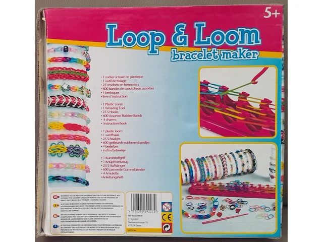 Loop en loom armbanden maken - afbeelding 3 van  5