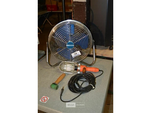 Looplamp en ventilator - afbeelding 1 van  4
