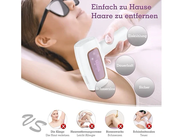 Looya ipl hair removal laser - afbeelding 2 van  5