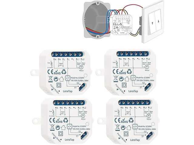 Loratap wifi smart-inbouwschakelaar - afbeelding 1 van  4