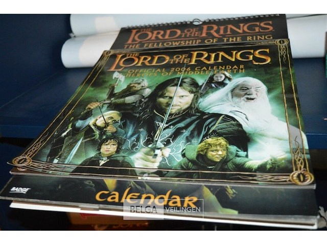 Lord of the rings 2 kalenders - afbeelding 1 van  2