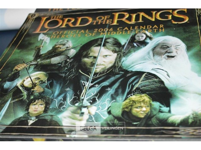Lord of the rings 2 kalenders - afbeelding 2 van  2