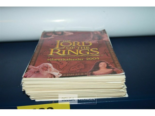 Lord of the rings scheurkalender - afbeelding 1 van  2