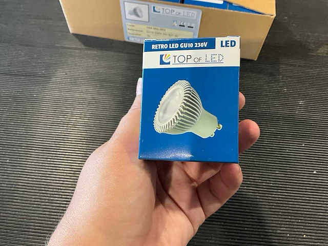 Lot - led lamp gu10 3w – 220 lm, 2700k warm wit, 30° - nieuw (750x) - afbeelding 7 van  10