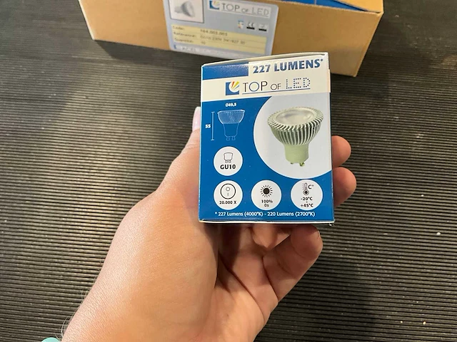 Lot - led lamp gu10 3w – 220 lm, 2700k warm wit, 30° - nieuw (750x) - afbeelding 8 van  10