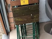 Lot 1 - brocante plooistoelen. 7stuks - afbeelding 1 van  4