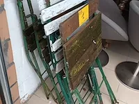 Lot 1 - brocante plooistoelen. 7stuks - afbeelding 2 van  4
