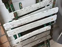 Lot 1 - brocante plooistoelen. 7stuks - afbeelding 3 van  4