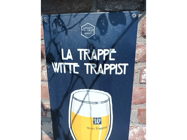 Lot 1 - emaille reclame bord - afbeelding 2 van  3