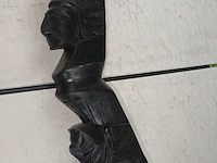 Lot 1 - houten boog met pijlen - afbeelding 3 van  4