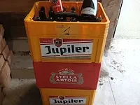 Lot 1 - leeggoed, blikje jupiler en fles schuimwijn