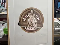 Lot 1 - litho mel ramos naakte vrouw op sigaar - afbeelding 6 van  7