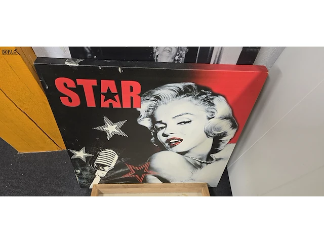 Lot 1 - lot kaders marilyn monroe ong 9 stuks - afbeelding 9 van  10