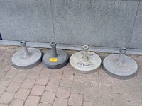 Lot 1 - parasolvoeten - 4 stuks