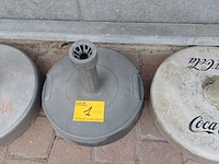 Lot 1 - parasolvoeten - 4 stuks - afbeelding 3 van  6
