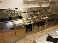 Lot 1 - rvs kookunit + dubbele friteuse