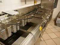 Lot 1 - rvs kookunit + dubbele friteuse - afbeelding 6 van  6