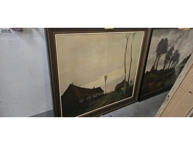 Lot 1 - schilderij r anseeuw - afbeelding 1 van  3