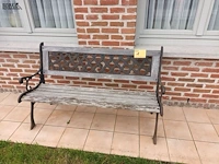 Lot 1 - smeedijzeren tuinbank