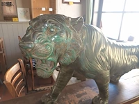 Lot 1 - tijger in brons - afbeelding 2 van  5