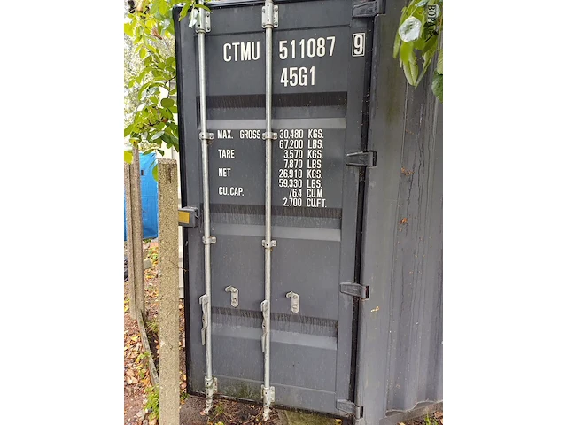 Lot 1 - zeecontainer 40 voet - afbeelding 4 van  5