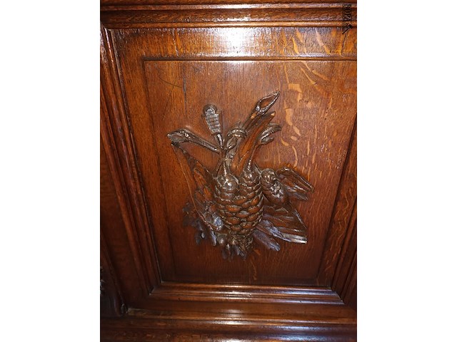 Lot 10 - antieke franse jachtkast - afbeelding 4 van  6