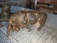 Lot 10 - bronzen beeldjes pierre chenet. 3 stuks - afbeelding 2 van  8