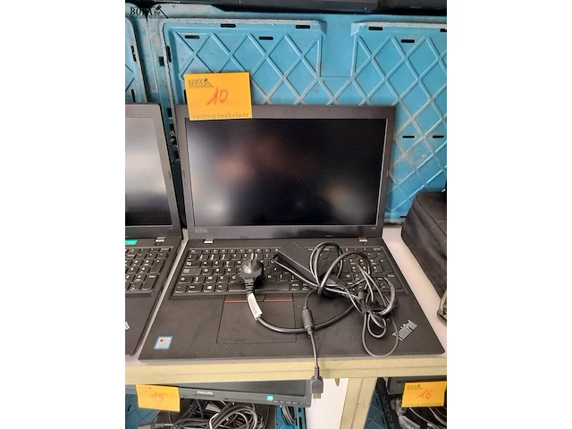 Lot 10 - lenovo thinkpad laptop (15,6 inch) - afbeelding 1 van  1