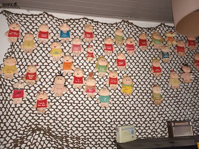 Lot 10 - popjes met spreuk. 37 stuks - afbeelding 1 van  4