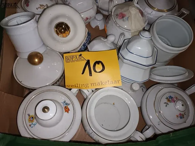 Lot 10 - suikerpotten. 1 doos - afbeelding 3 van  4