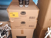 Lot 10 - wegwerp koffiebekers met deksels - afbeelding 1 van  4