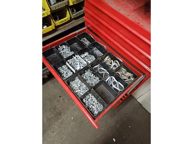 Lot 1001 - verrijdbare würth gereedschapskast - afbeelding 2 van  14