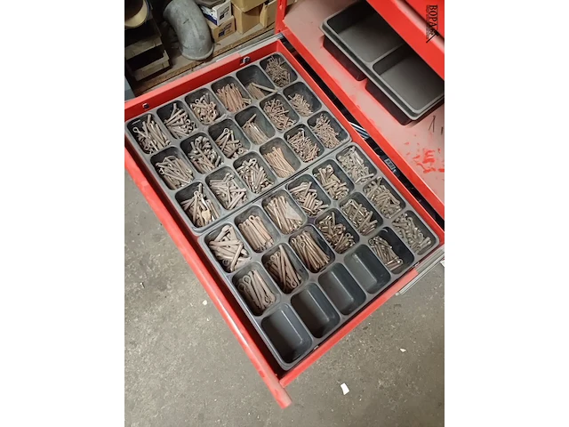 Lot 1001 - verrijdbare würth gereedschapskast - afbeelding 3 van  14