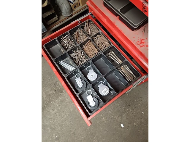 Lot 1001 - verrijdbare würth gereedschapskast - afbeelding 4 van  14