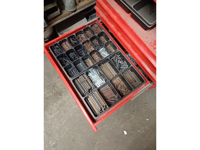 Lot 1001 - verrijdbare würth gereedschapskast - afbeelding 5 van  14