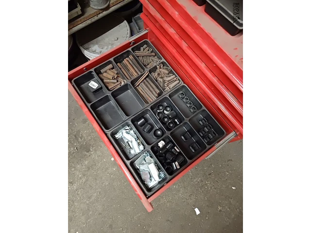 Lot 1001 - verrijdbare würth gereedschapskast - afbeelding 6 van  14