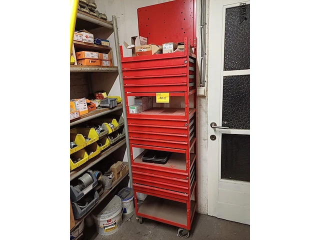 Lot 1001 - verrijdbare würth gereedschapskast - afbeelding 1 van  14
