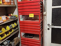 Lot 1001 - verrijdbare würth gereedschapskast - afbeelding 1 van  14