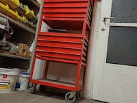 Lot 1001 - verrijdbare würth gereedschapskast - afbeelding 7 van  14