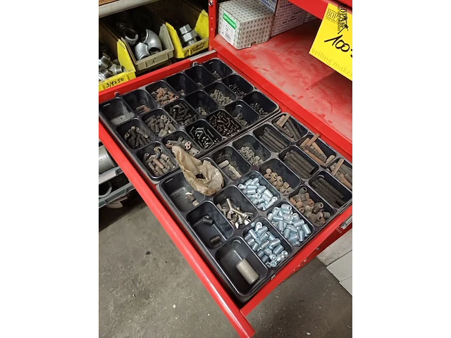 Lot 1001 - verrijdbare würth gereedschapskast - afbeelding 12 van  14