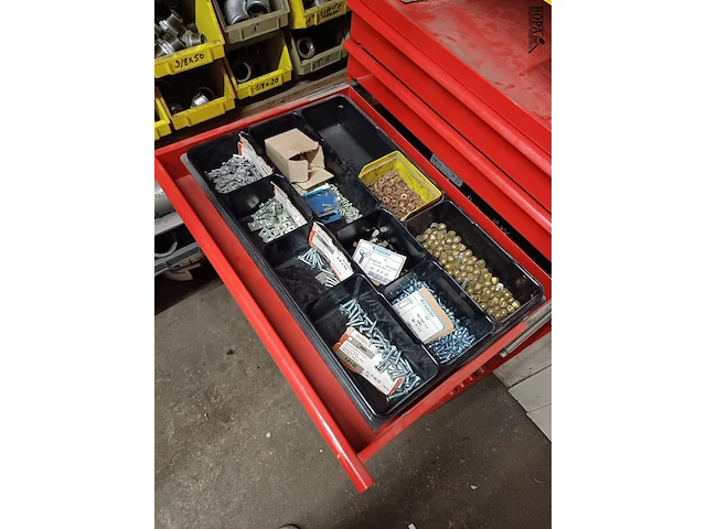 Lot 1001 - verrijdbare würth gereedschapskast - afbeelding 14 van  14