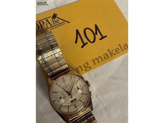 Lot 101 - polshorloge plaza genève - afbeelding 3 van  4